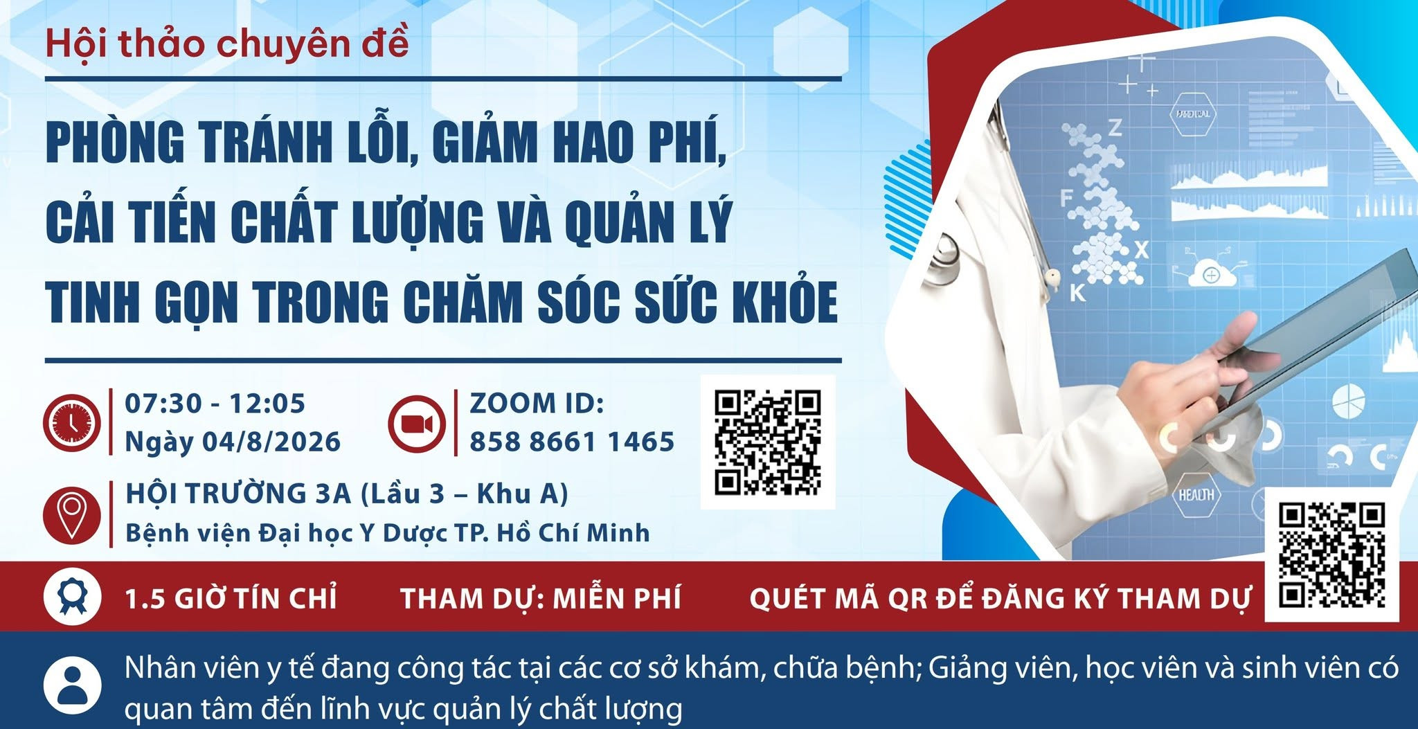 PHÒNG TRÁNH LỖI, GIẢM HAO PHÍ, CẢI TIẾN CHẤT LƯỢNG VÀ QUẢN LÝ TINH GỌN TRONG CHĂM SÓC SỨC KHỎE