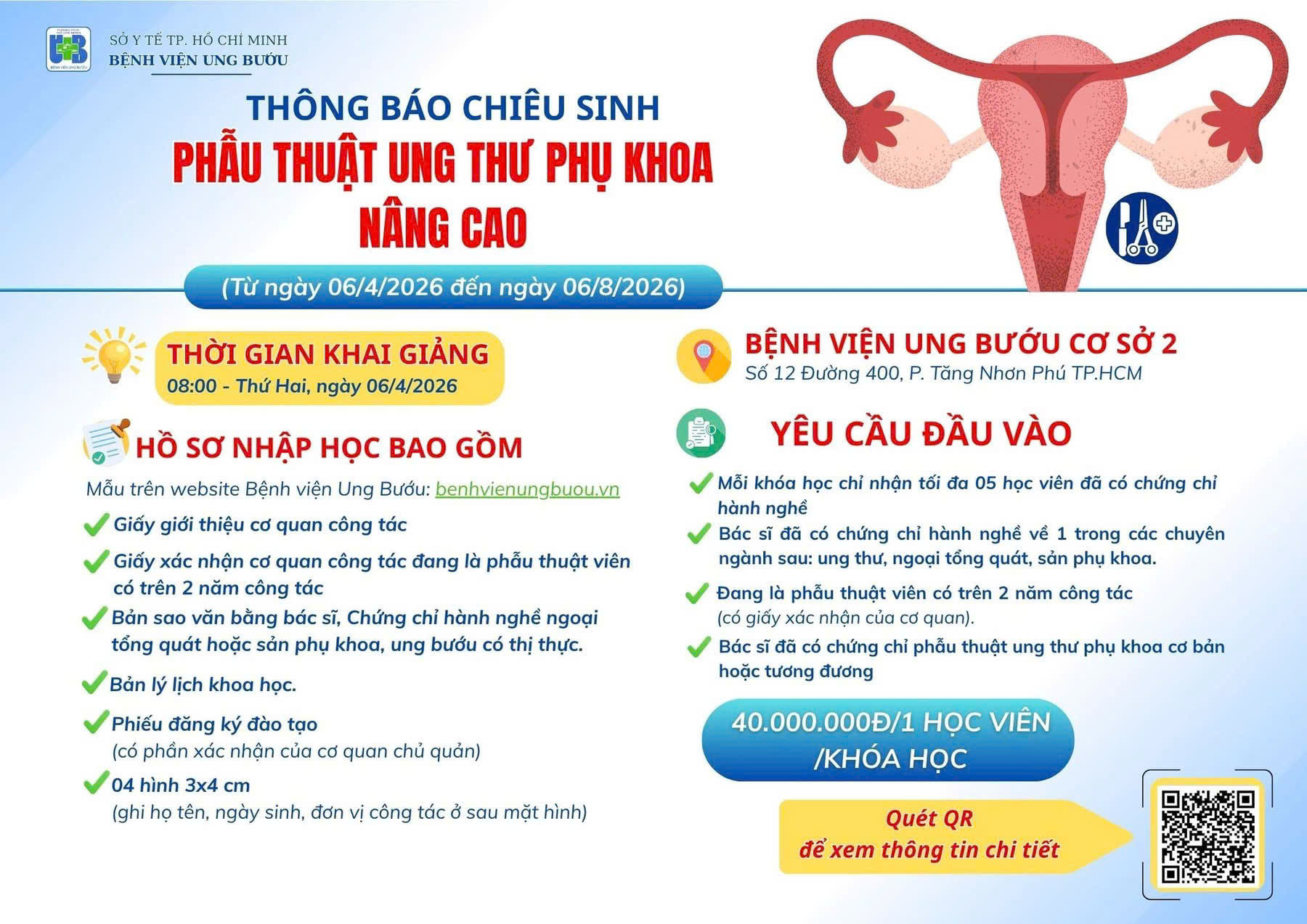 phẫu thuật ung thư phụ khoa nâng cao