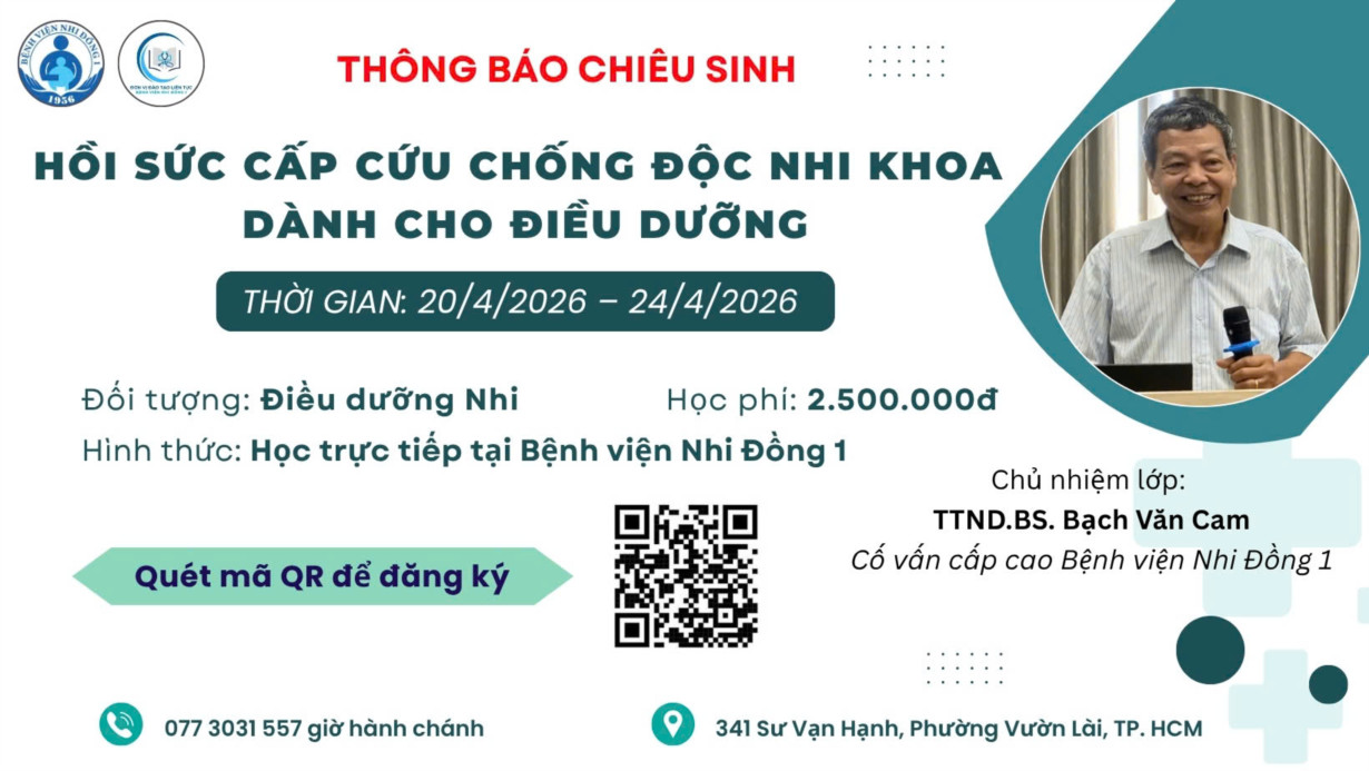hồi sức cấp cứu nhi