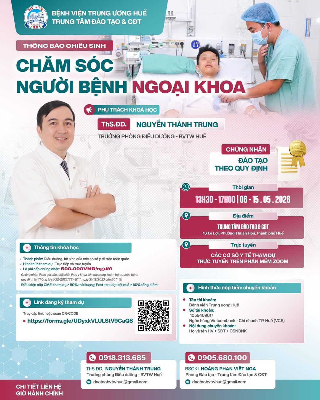 Chăm sóc người bệnh ngoại khoa