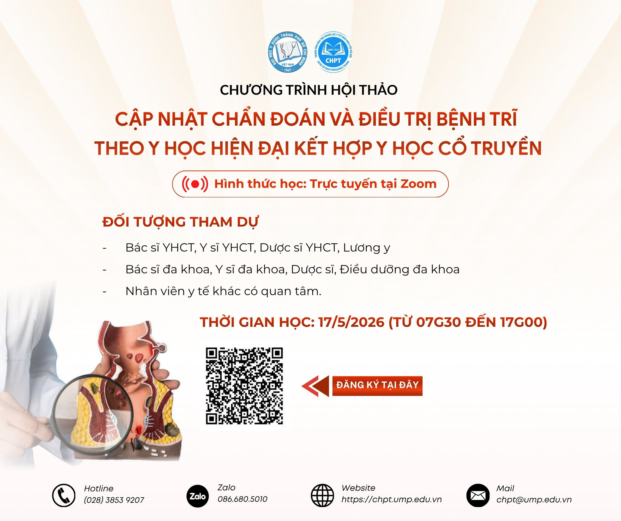 y học kết hợp bệnh trĩ