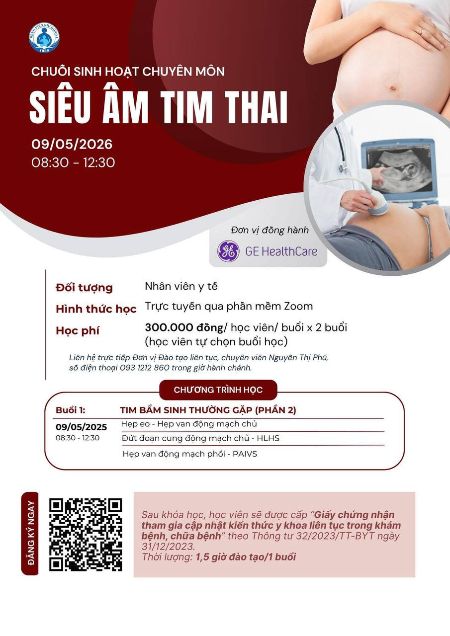 siêu âm tim thai